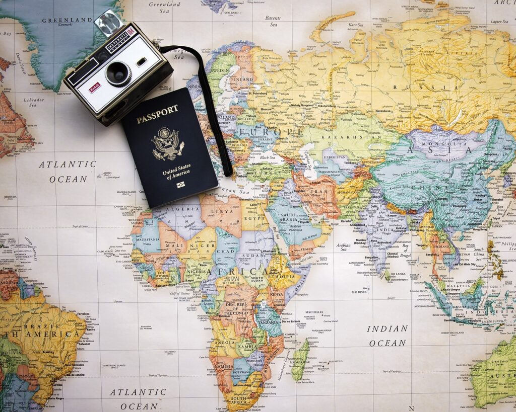 student travelling