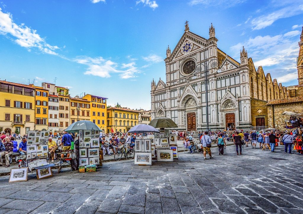 best squares in florence