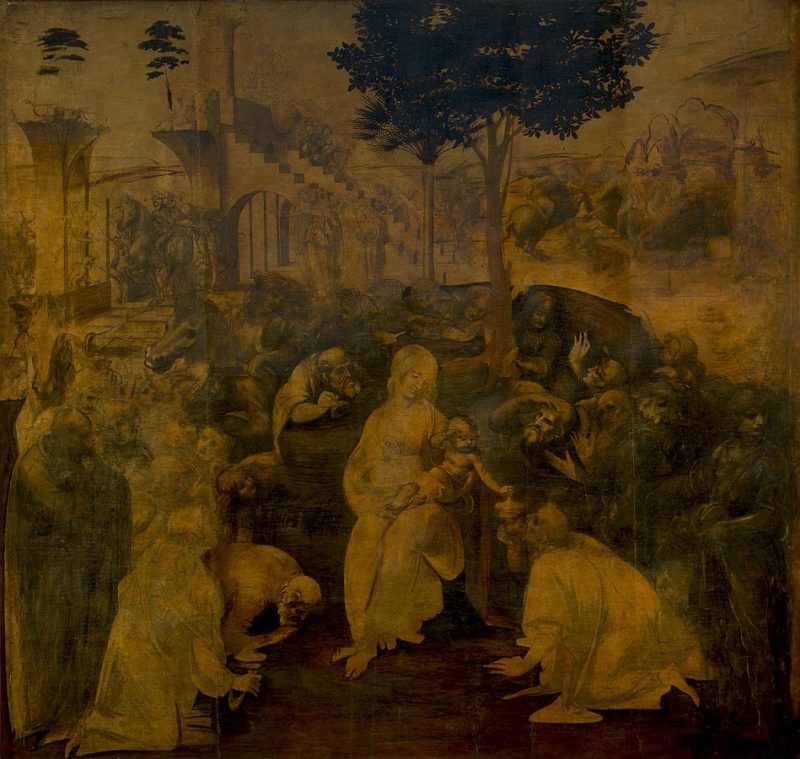 Adoration of the Magi Leonardo da Vinci