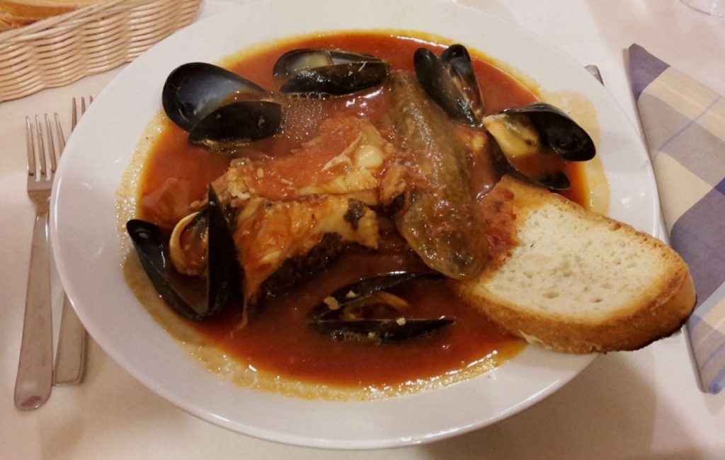 Cacciucco fish soup food